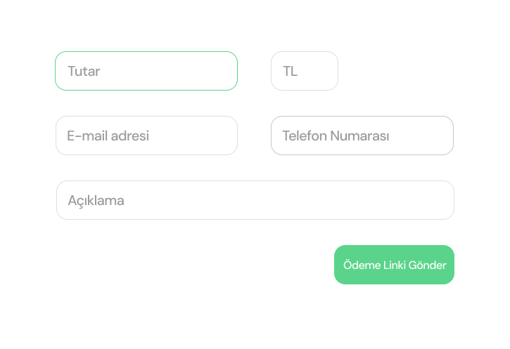 Ödeme linki örneği